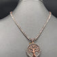 14K Rose Gold Tree Nature Inspire Hip Hop Pendant hip hop jewelry CustomDiamJewel   
