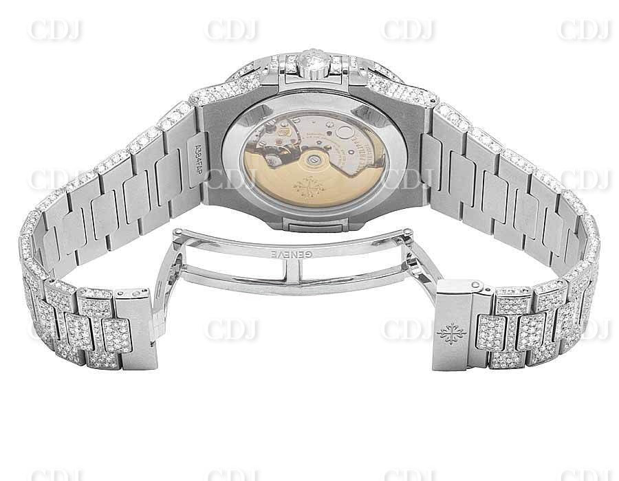 Iced Out Natural Diamond Patek Philippe Watch customdiamjewel