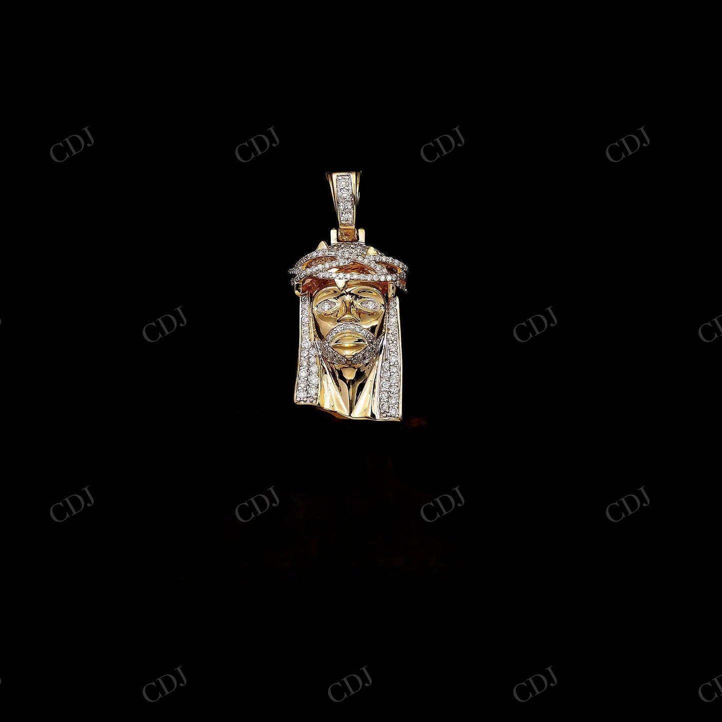 Hip Hop 925 Silver jesus Face Moissanite Pendant Hip Hop Pendent customdiamjewel