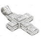10K Yellow Gold Luxury Cross Pendant hip hop jewelry CustomDiamJewel