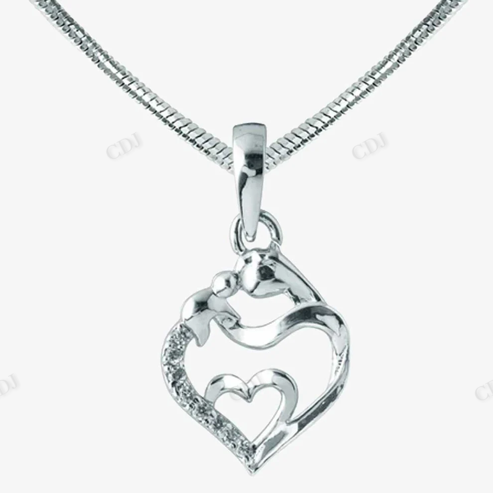 Custom Diamond Heart Pendant Hip Hop Jewelry hip hop jewelry CustomDiamJewel