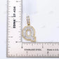 Customized Q Letter Moissanite 925 Silver Pendant Hip Hop Pendent customdiamjewel