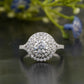Lab-Grown Diamond Double Halo Ring