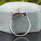 Lab-Grown Diamond Double Halo Ring