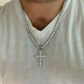 Cross Icy Bust Down Pendant  customdiamjewel   