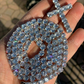 Cross Icy Bust Down Pendant  customdiamjewel   
