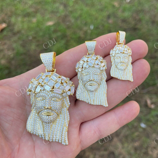 Jesus Piece Pendant Out Hip Hop  customdiamjewel   