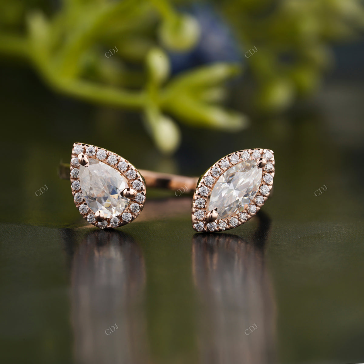 Marquise & Pear Lab-Grown Diamond Ring