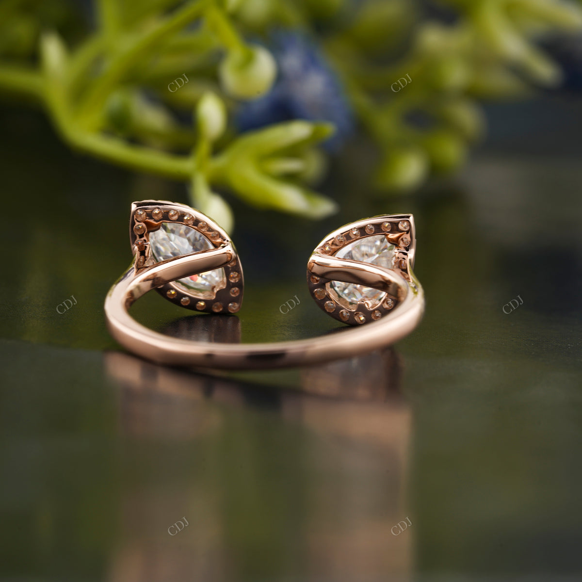 Marquise & Pear Lab-Grown Diamond Ring
