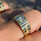 Round Cut Men's Hip Hop Ring  customdiamjewel   