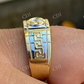 Round Cut Men's Hip Hop Ring  customdiamjewel   