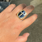 14K Solid Gold Criss Cross Hip Hop Ring  customdiamjewel   