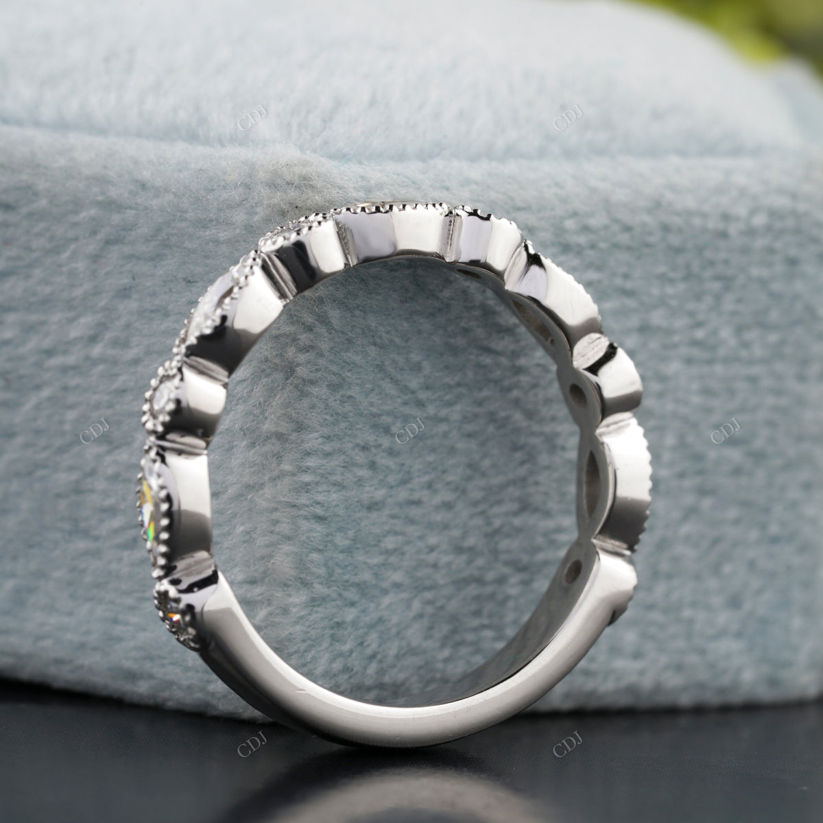 Marquise & Round Lab-Grown Diamond Band