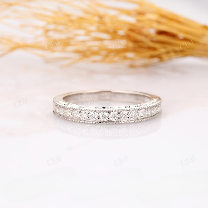 Half Eternity Natural Diamond Filigree Matching Wedding Band Wedding Band customdiamjewel   