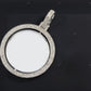 1.75 Inch Spinning Circle Double-Sided Photo Pendant hip hop jewelry CustomDiamJewel