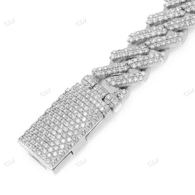 Latest Design Lab Grown Diamond Bracelet hip hop jewelry CustomDiamJewel