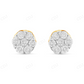 1 CT Flower Set Moissanite Diamond Stud Earrings Stud earrings CustomDiamJewel