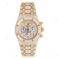 AP Chronograph Fully Iced Out Hip Hop Watch customdiamjewel