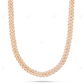 18KT Yellow Gold Plated Bubble Cuban Link Chain CustomDiamJewel