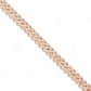 18KT Yellow Gold Plated Bubble Cuban Link Chain CustomDiamJewel