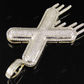 10K Solid Gold Diamond Bubble Initial 'X' Letter Pendant CustomDiamJewel