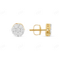 1 CT Flower Set Moissanite Diamond Stud Earrings Stud earrings CustomDiamJewel