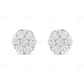 1 CT Flower Set Moissanite Diamond Stud Earrings Stud earrings CustomDiamJewel