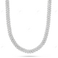 18KT Yellow Gold Plated Bubble Cuban Link Chain CustomDiamJewel
