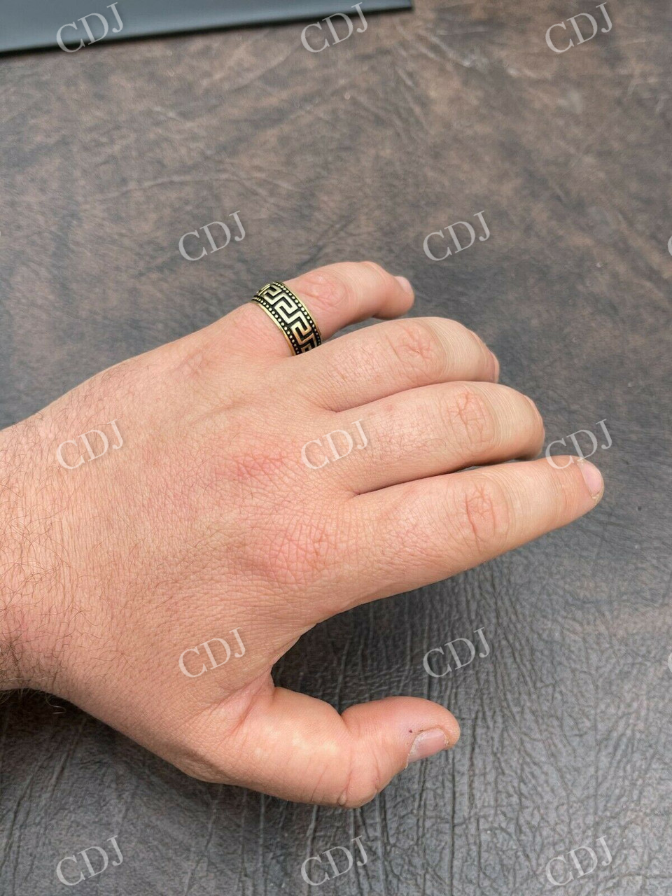 Plain  14k Gold Hip Hop Ring  customdiamjewel   