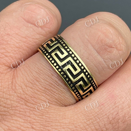 Plain  14k Gold Hip Hop Ring  customdiamjewel   
