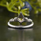 Kite Cut Moissanite Diamond Ring customdiamjewel