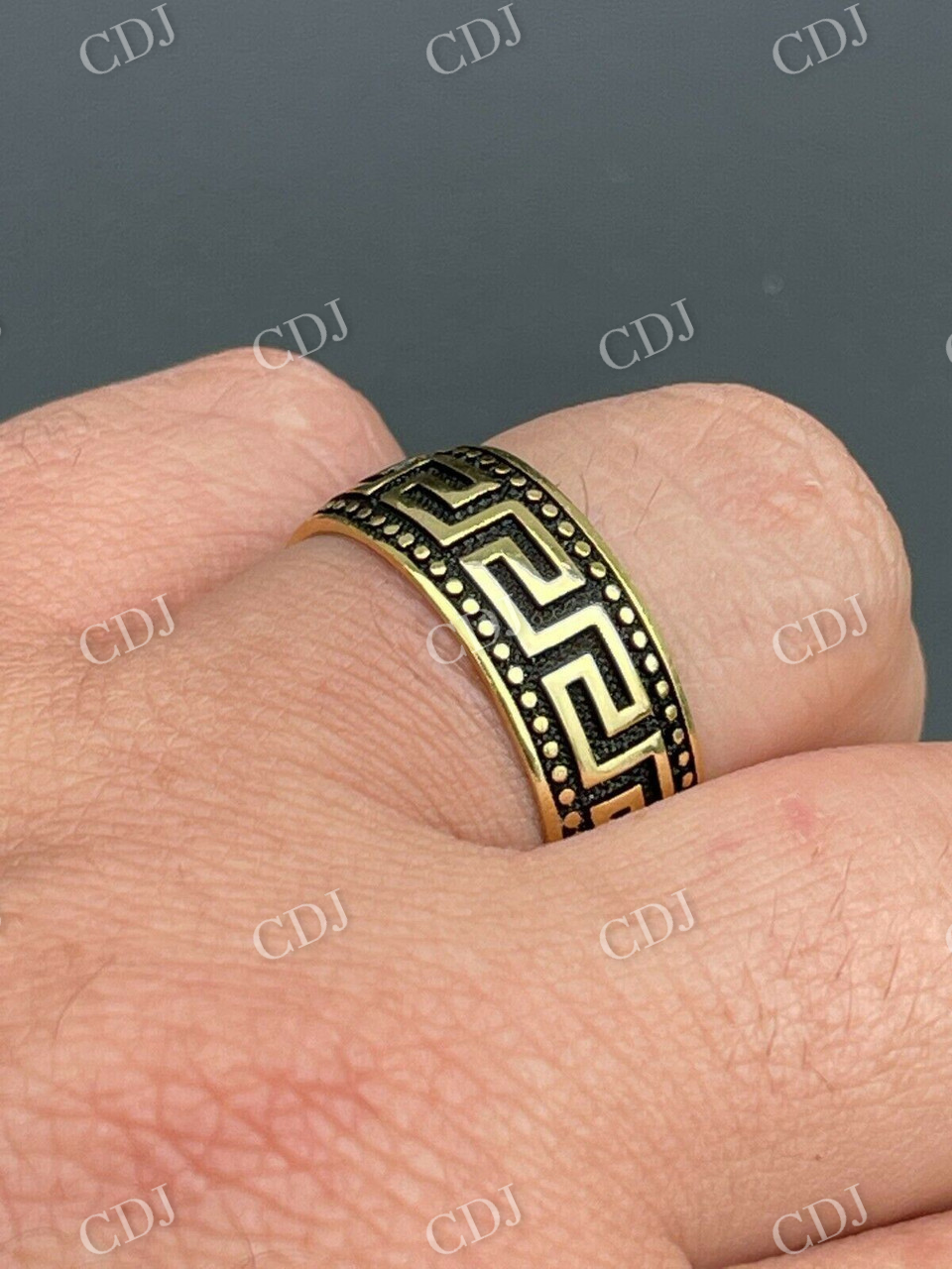 Plain  14k Gold Hip Hop Ring  customdiamjewel   