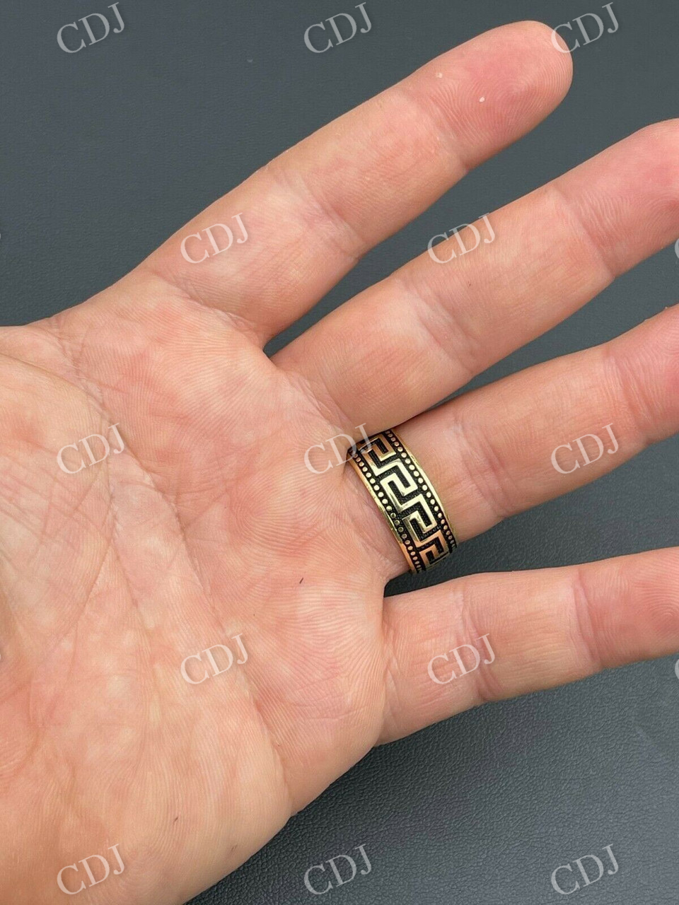 Plain  14k Gold Hip Hop Ring  customdiamjewel   