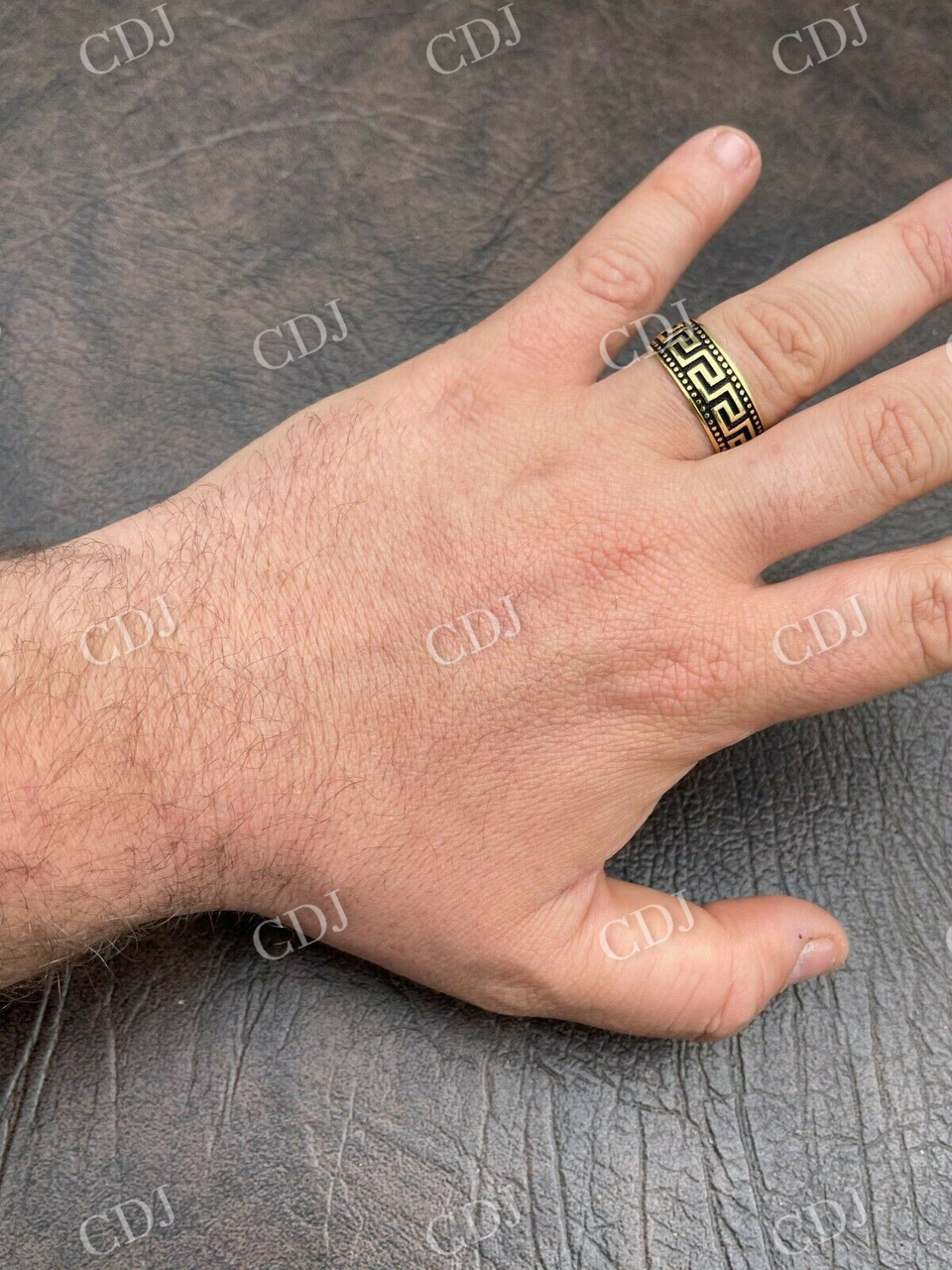 Plain  14k Gold Hip Hop Ring  customdiamjewel   