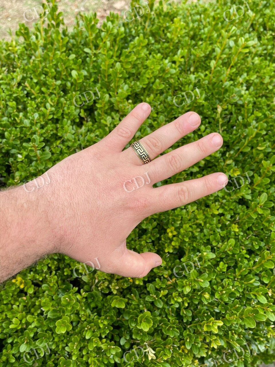 Plain  14k Gold Hip Hop Ring  customdiamjewel   