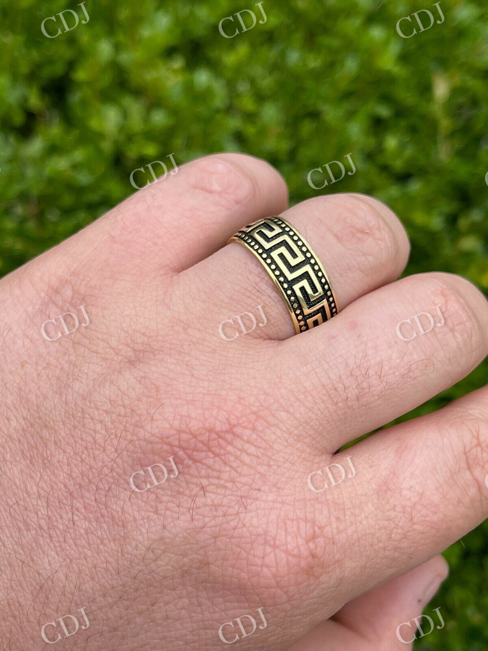Plain  14k Gold Hip Hop Ring  customdiamjewel   
