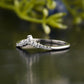 Lab-Grown Diamond Pavé Chevron Band