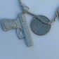 Gun Pistol Diamond Hiphop Pendant  customdiamjewel   
