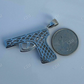 Gun Pistol Diamond Hiphop Pendant  customdiamjewel   