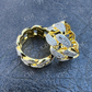 Cuban Link Iced Out Hip Hop Ring  customdiamjewel   