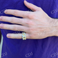 Cuban Link Iced Out Hip Hop Ring  customdiamjewel   