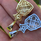 Hip Hop Money Bag Emoji Pendant  customdiamjewel   