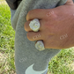 Hamsa Shaped Moissanite Hip Hop Ring  customdiamjewel   
