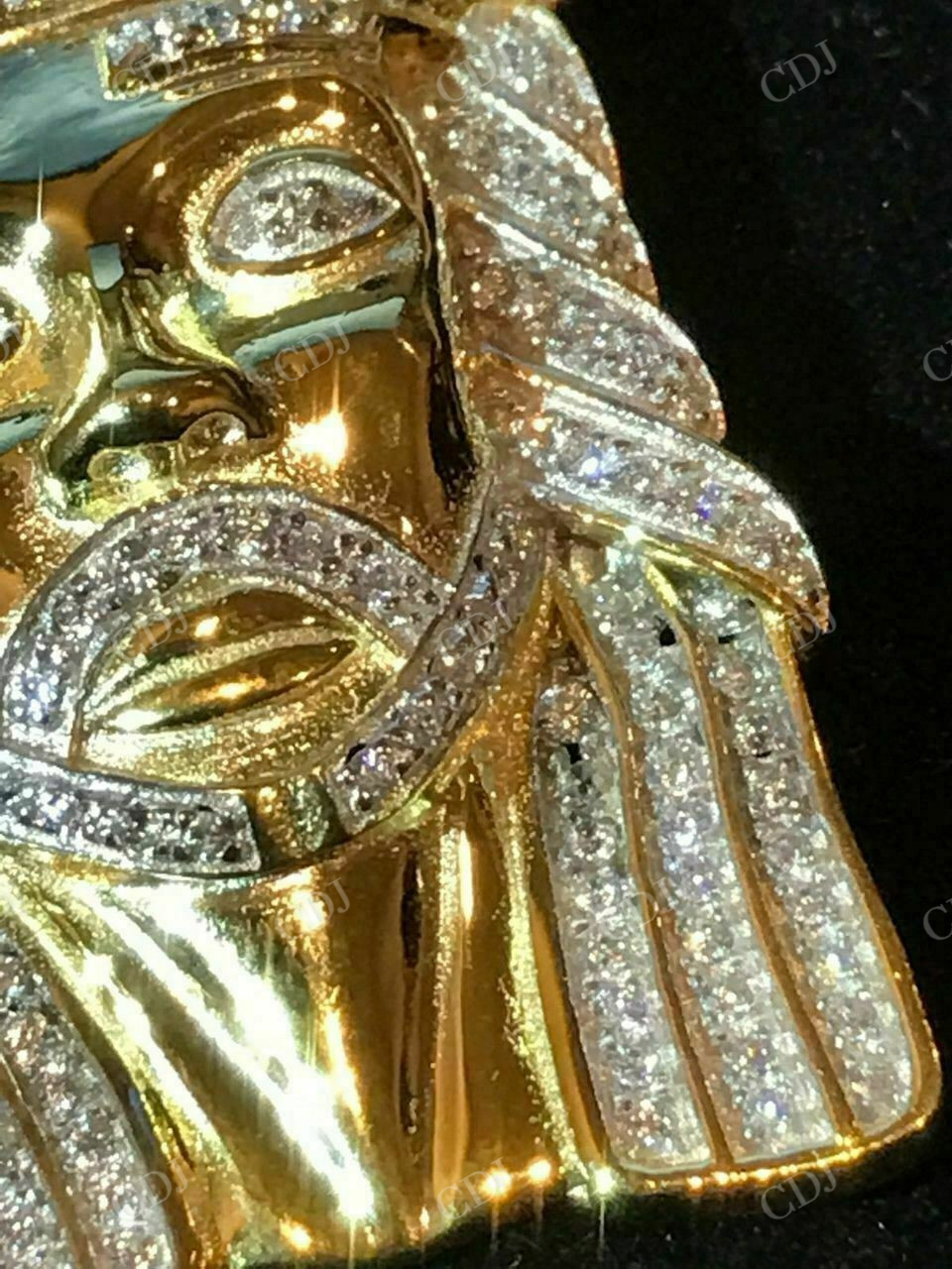 Hiphop Diamond Jesus Piece Pendant  customdiamjewel   