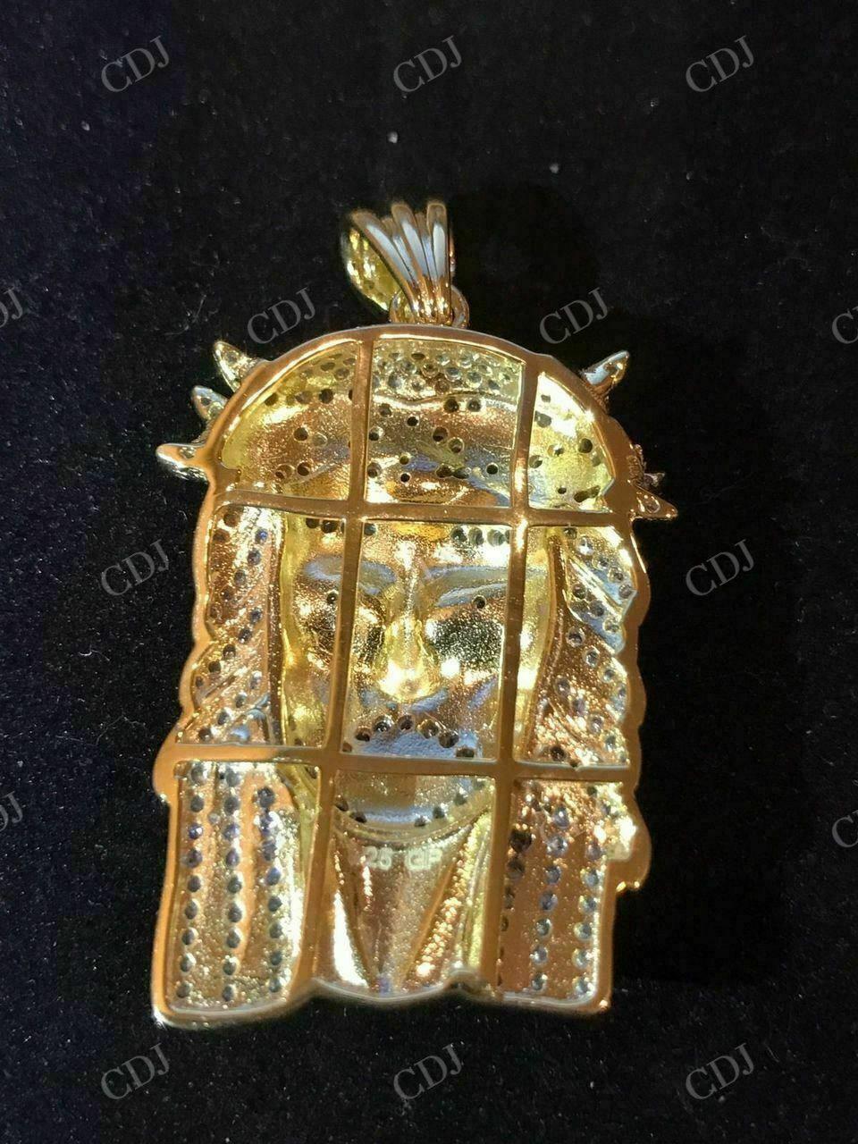 Hiphop Diamond Jesus Piece Pendant  customdiamjewel   