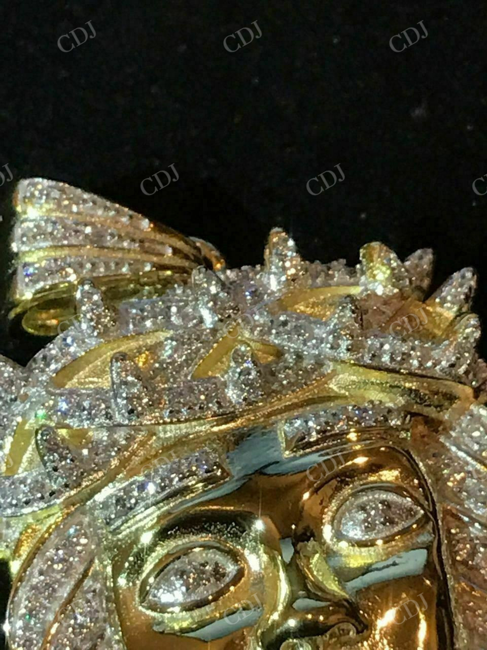 Hiphop Diamond Jesus Piece Pendant  customdiamjewel   