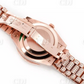 Round Stainless Steel Luxury Moissanite Diamond Iced Out Watch customdiamjewel