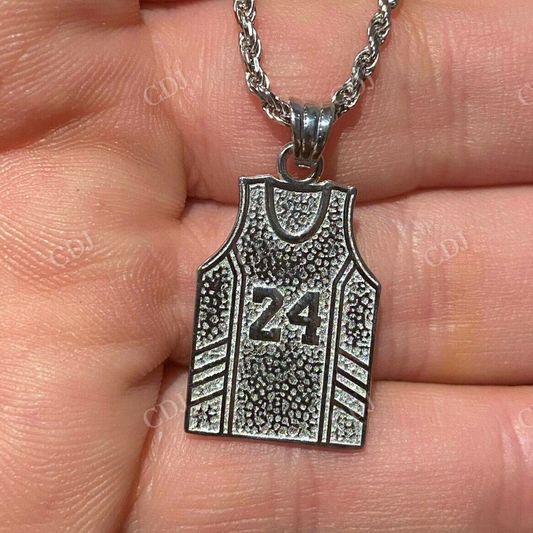 Kobe Bryant 24 Jersey Autograph Pendant  customdiamjewel   