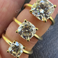 Cushion Cut Natural Diamond Hip Hop Ring  customdiamjewel   