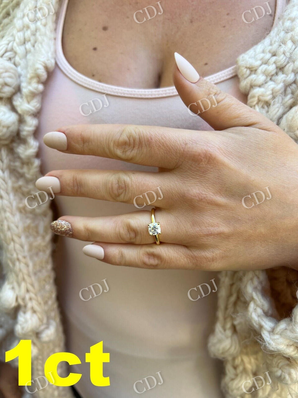 Cushion Cut Natural Diamond Hip Hop Ring  customdiamjewel   